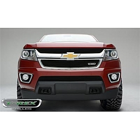 T-Rex Truck Products Grille Insert - Horizontal Bar Rectangular Black Powder Coated Aluminum - 21267B