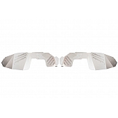 Fishbone Offroad Fender Well Liner Raw Aluminum Silver - Front Set Of 2 - FB33192F