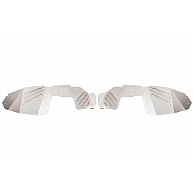 Fishbone Offroad Fender Well Liner Raw Aluminum Silver - Front Set Of 2 - FB33192F