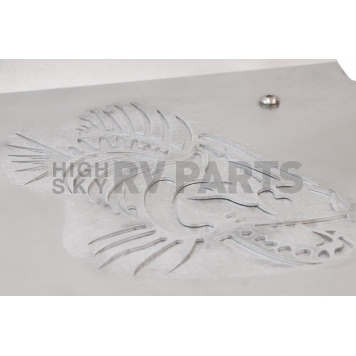 Fishbone Offroad Fender Well Liner Raw Aluminum Silver - Front Set Of 2 - FB33192F-2