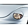 GT Styling Bug Shield - Composilite Smoke Fender Eyebrows Only - GT0889S