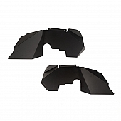 Rugged Ridge Fender Well Liner Aluminum Black - Front Set Of 2 - 1161507