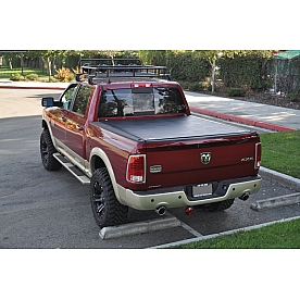 BAK Industries Tonneau Cover Hard Roll-Up Black Gloss Aluminum/ Vinyl - 39328