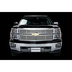 Putco Grille Insert - Polished Aluminum Rectangular - 91151