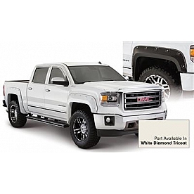 Bushwacker Fender Flare - White Diamond Tricoat - Vehicle Color Code GBN Dura-Flex 2000 ABS Smooth Plastic Matte Set Of 4 - 4095824