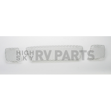 Street Scene Grille Insert - Mesh Aluminum Silver Satin - 95077348-1