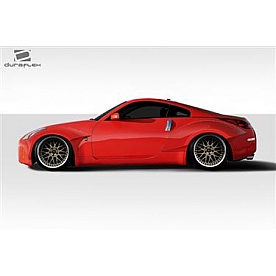 Extreme Dimensions Fender Flare - Black Fiberglass Primered Set Of 4 - 112871