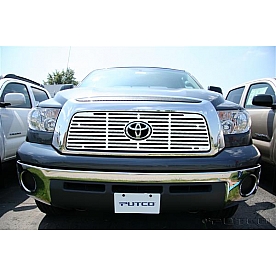 Putco Grille Insert - Polished Aluminum Rectangular - 302192