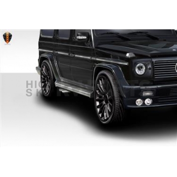 Extreme Dimensions Fender Flare - Black Fiberglass Reinforced Plastic Matte Set Of 4 - 112846