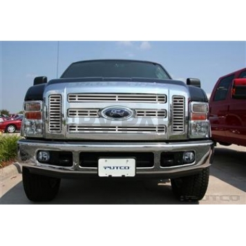 Putco Grille Insert - Polished Aluminum Rectangular - 302197