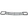 Street Scene Bumper Grille Insert Horizontal Bar Powder Coated Black Aluminum - 95085224