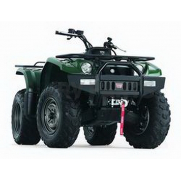 Warn Bumper 1-Piece Design Steel Black - 91270