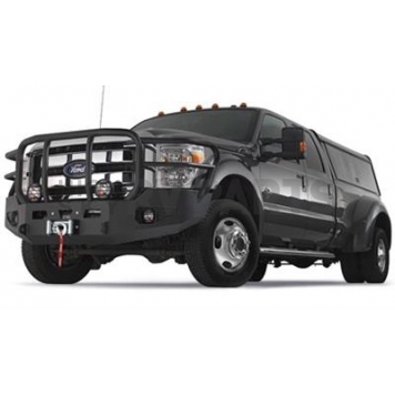 Warn Bumper Heavy Duty 1-Piece Design Steel Black - 95215