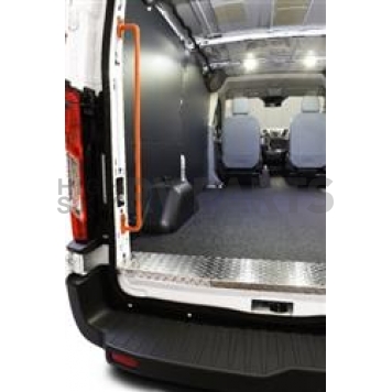 KargoMaster Door Sill Protector - Diamond Plate Aluminum Silver - 40463