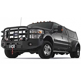 Warn Bumper Heavy Duty 1-Piece Design Steel Black - 95225