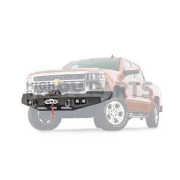 Warn Bumper Ascent 1-Piece Design Steel Black - 95800