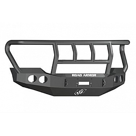 Road Armor Bumper Stealth Titan II 1-Piece Design Steel Black - 611402B