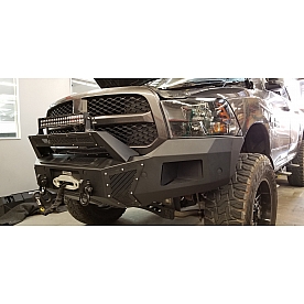 Go Rhino Bumper BR5 1-Piece Steel Black - 24129T