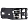 Help! By Dorman Interior Door Handle - Plastic Charcoal Housing With Silver Lever Single - 82471