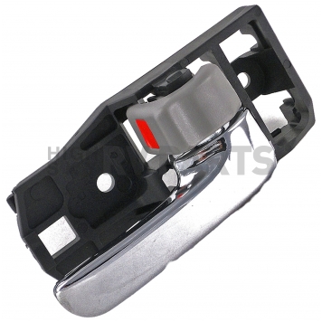 Help! By Dorman Interior Door Handle - Plastic Charcoal Housing With Silver Lever Single - 82471-2