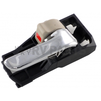 Help! By Dorman Interior Door Handle - Plastic Silver Lever With Ivory Knob Single - 82482-2