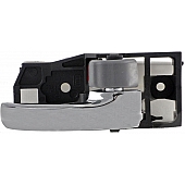 Help! By Dorman Interior Door Handle - Plastic Silver Lever With Gray Knob Single - 82484