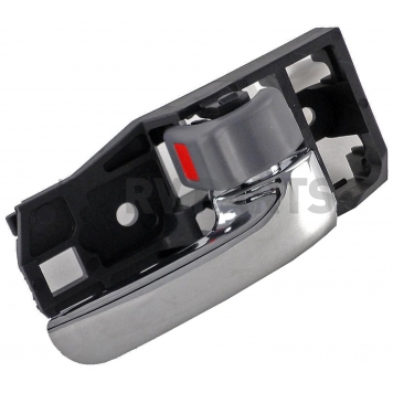 Help! By Dorman Interior Door Handle - Plastic Silver Lever With Gray Knob Single - 82484-2