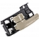 Help! By Dorman Interior Door Handle - Plastic Light Gray Housing With Beige Lever Single - 82485