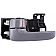 Help! By Dorman Interior Door Handle - Plastic Black Housing With Gray Lever Single - 82487