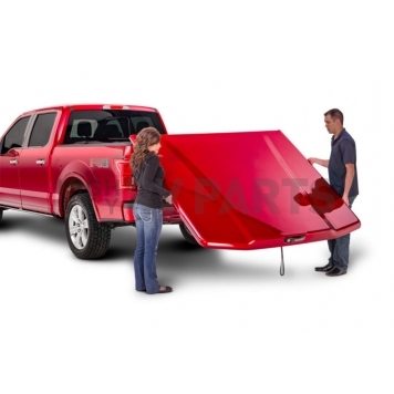 UnderCover Tonneau Cover Hard Tilt-Up Lead Foot Gray ABS Composite - 2218LJX-4