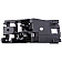 Help! By Dorman Interior Door Handle - Lever Plastic Black Single - 82492