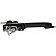 Help! By Dorman Exterior Door Handle - Plastic Black Single - 94505