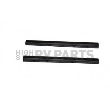 Auto Ventshade Door Sill Protector - Acrylic Black Matte Set Of 2 - 88130