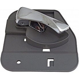 Help! By Dorman Interior Door Handle - Plastic Light Gray Housing With Silver Lever Single - 88692