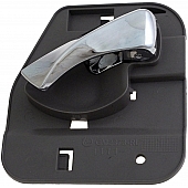 Help! By Dorman Interior Door Handle - Plastic Light Gray Housing With Silver Lever Single - 88694