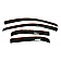 Auto Ventshade (AVS) Rainguard - Smoke Acrylic Set Of 4 - 194650