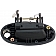 Help! By Dorman Exterior Door Handle - Plastic Black Single - 83501