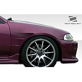 Extreme Dimensions Fender - Fiberglass Black Primered Set Of 2 - 104196