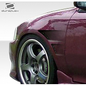 Extreme Dimensions Fender - Fiberglass Black Primered Set Of 2 - 104197