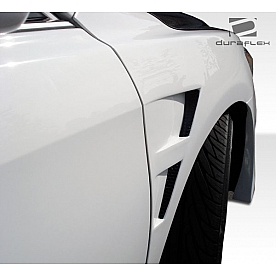 Extreme Dimensions Fender - Fiberglass Black Primered Set Of 2 - 104324