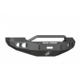 Road Armor Bumper Stealth Pre-Runner 1-Piece Design Steel Black - 60504B