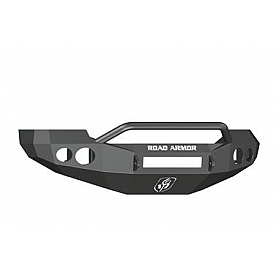 Road Armor Bumper Stealth Pre-Runner 1-Piece Design Steel Black - 60504BNW