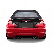 Extreme Dimensions Trunk Lid - Clear Coated Carbon Fiber Black - 108528