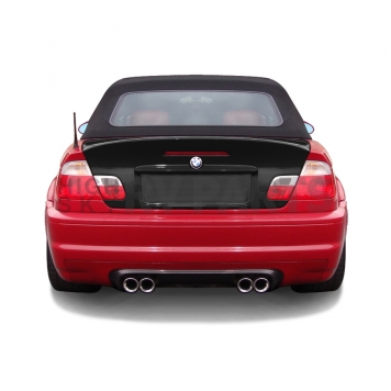 Extreme Dimensions Trunk Lid - Clear Coated Carbon Fiber Black - 108528