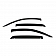 Westin Automotive Rainguard - Smoke Gloss Acrylic Set Of 4 - 7231402