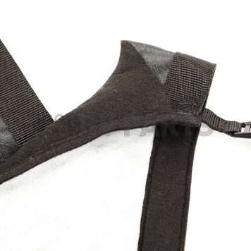 Rugged Ridge Bra Black Vinyl Hood Piece Only - 1211201-4