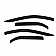 Westin Automotive Rainguard - Smoke Gloss Acrylic Set Of 4 - 7231478