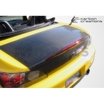 Extreme Dimensions Trunk Lid - Gloss Carbon Fiber Clear - 102879