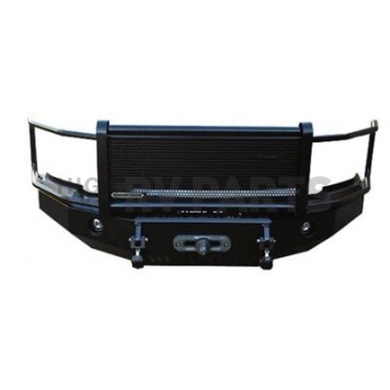 Iron Cross Bumper 1-Piece Heavy Duty Grill Steel Black - 2452520