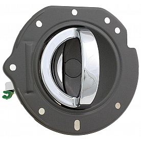 Help! By Dorman Interior Door Handle - Paddle Plastic Gray Housing With Silver Lever Single - 83995